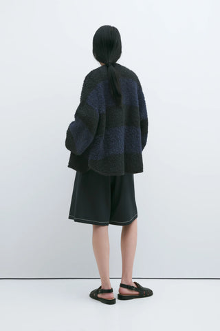 Teddy Jacket Bicolour - Navy/Charcoal