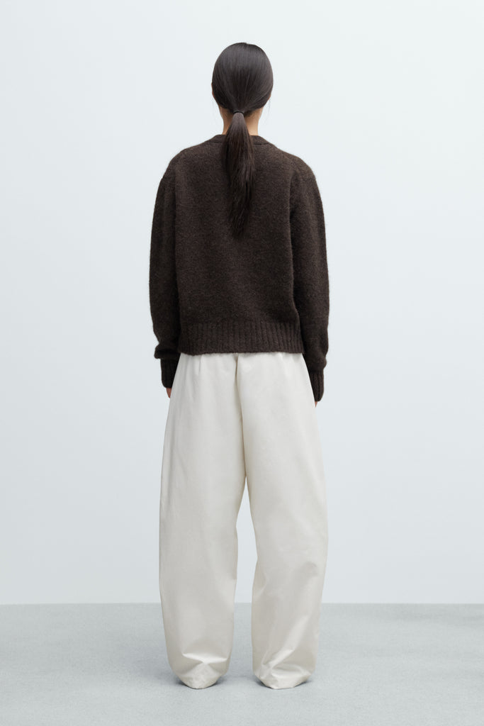 Baby Alpaca Cardigan - Brown