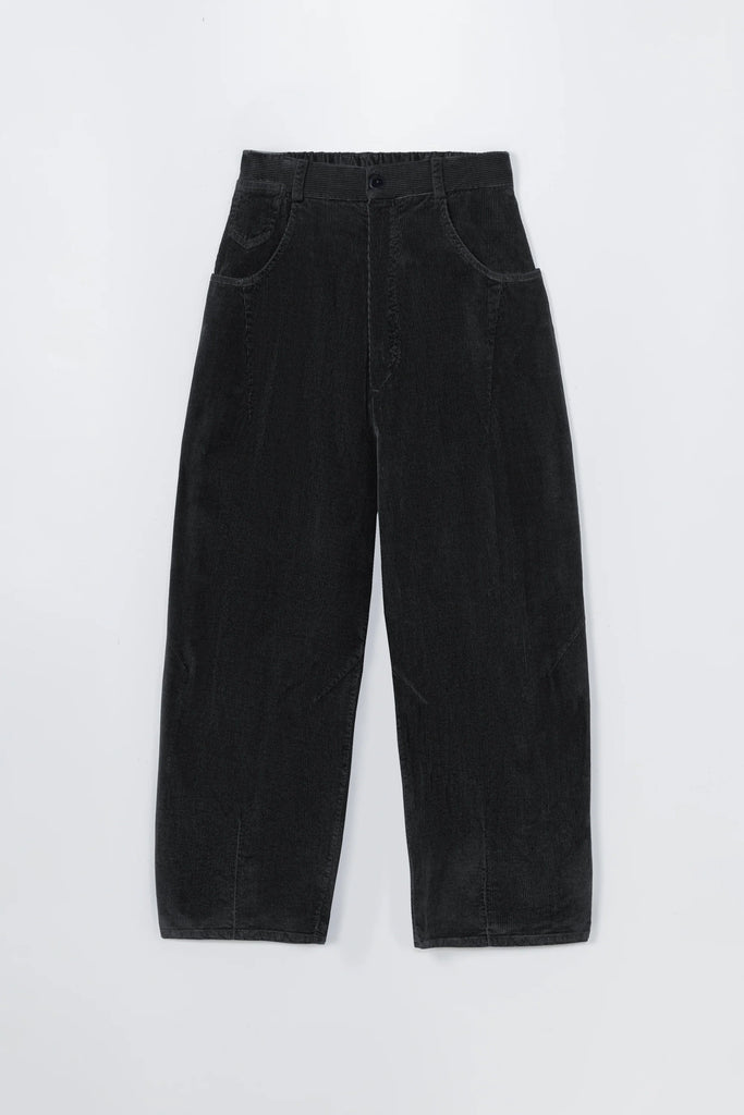 Corduroy Baggy Pants - Dusty Blue