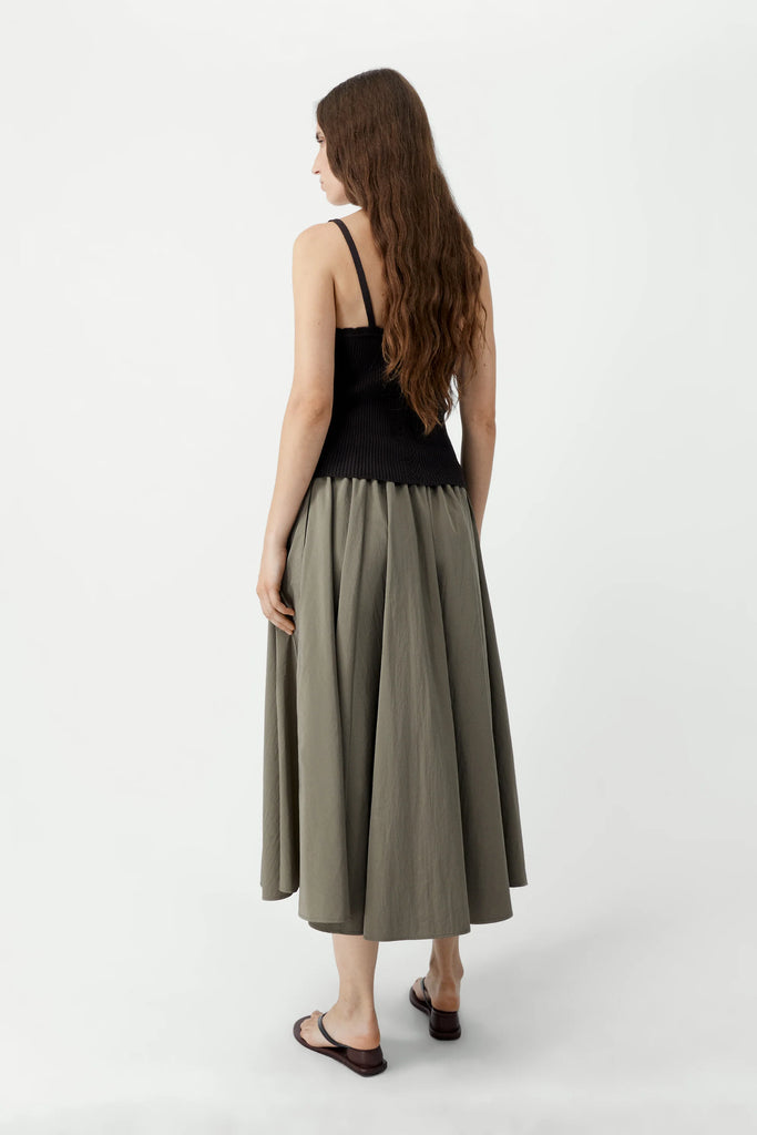 Cotton & Silk Ribbed Tank Top