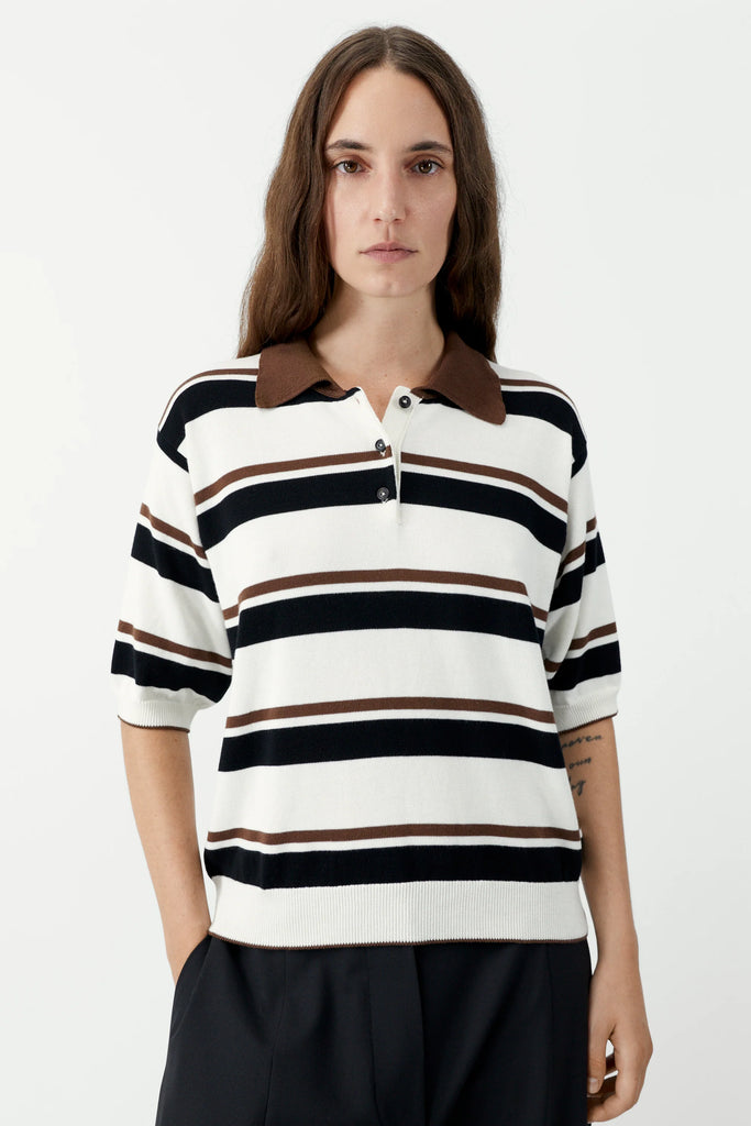 Organic Cotton Striped Polo