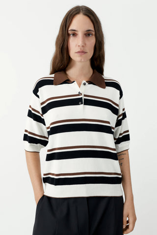 Organic Cotton Striped Polo