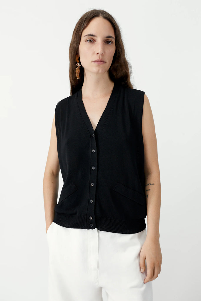 Oversize Waistcoat - Black