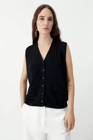 Oversize Waistcoat - Black