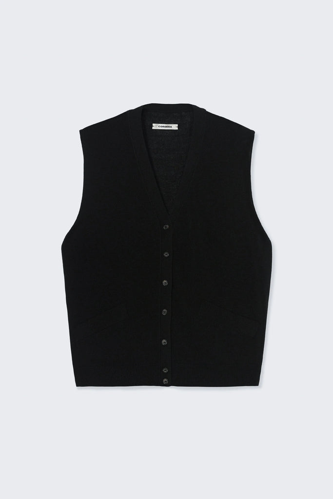 Oversize Waistcoat - Black