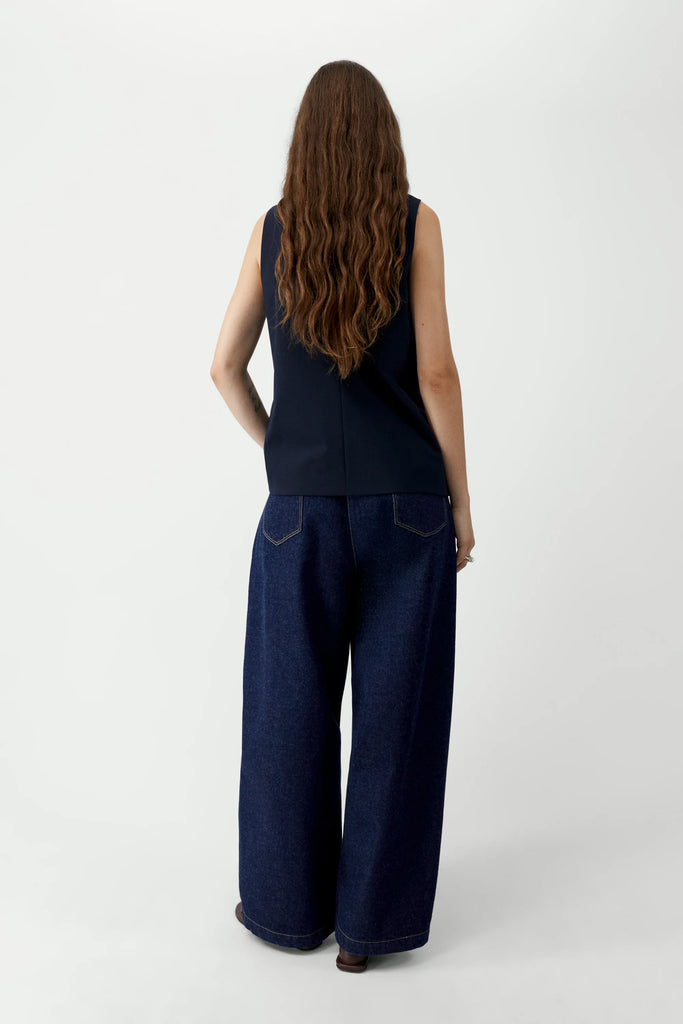 Tailored Vest - Navy