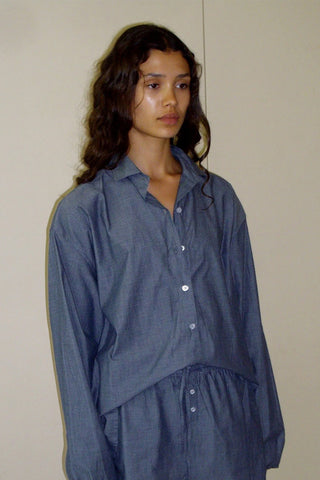 Day Shirt - Blue Pinstripe