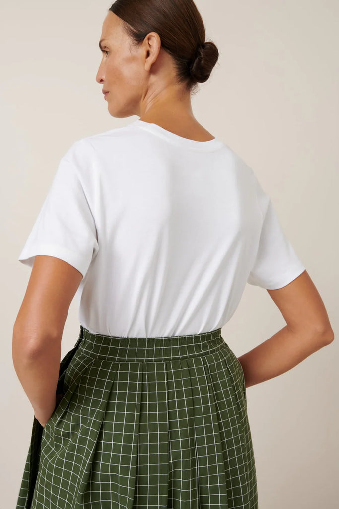 Flora Skirt - Forest Grid
