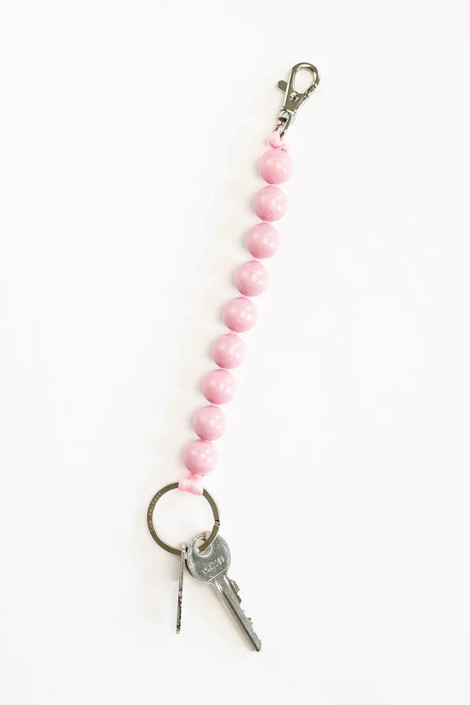 Perlen Short Keyholder - Big Pastel Rose