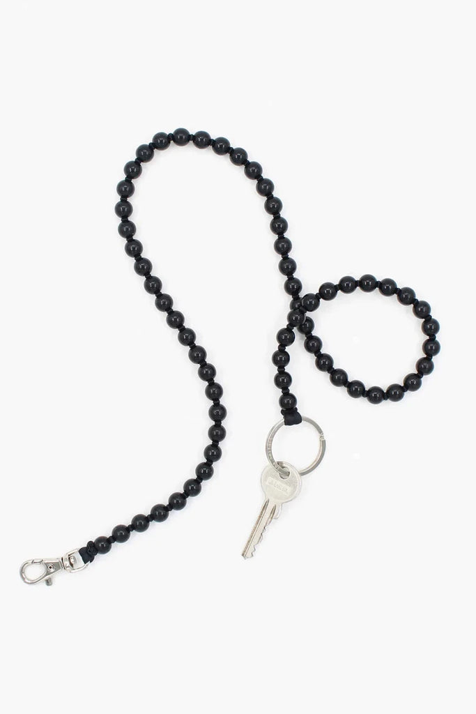 Perlen Long Keyholder - Black/Black