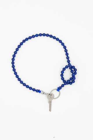Perlen Long Keyholder - Blue