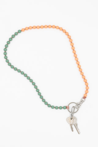 Perlen Long Keyholder - Lax/Salvia