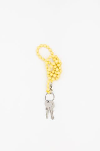 Perlen Long Keyholder - Pastel Yellow