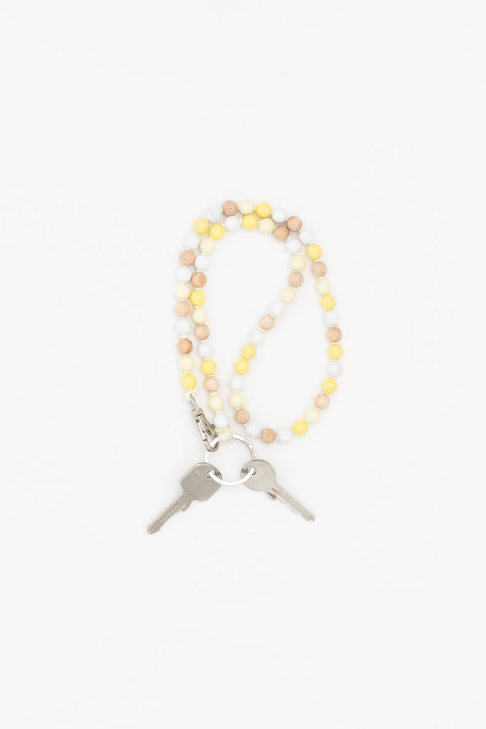 Perlen Long Keyholder - White Mix