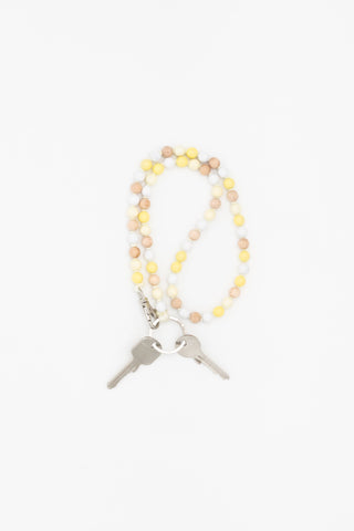 Perlen Long Keyholder - White Mix