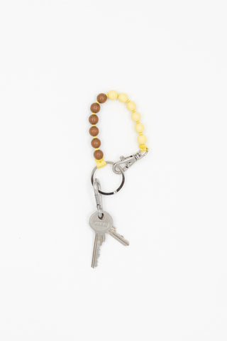Perlen Short Keyholder - Butter/Mocca