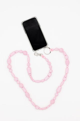 Handykette Phone Necklace - Bunter Mix Pastel Rose