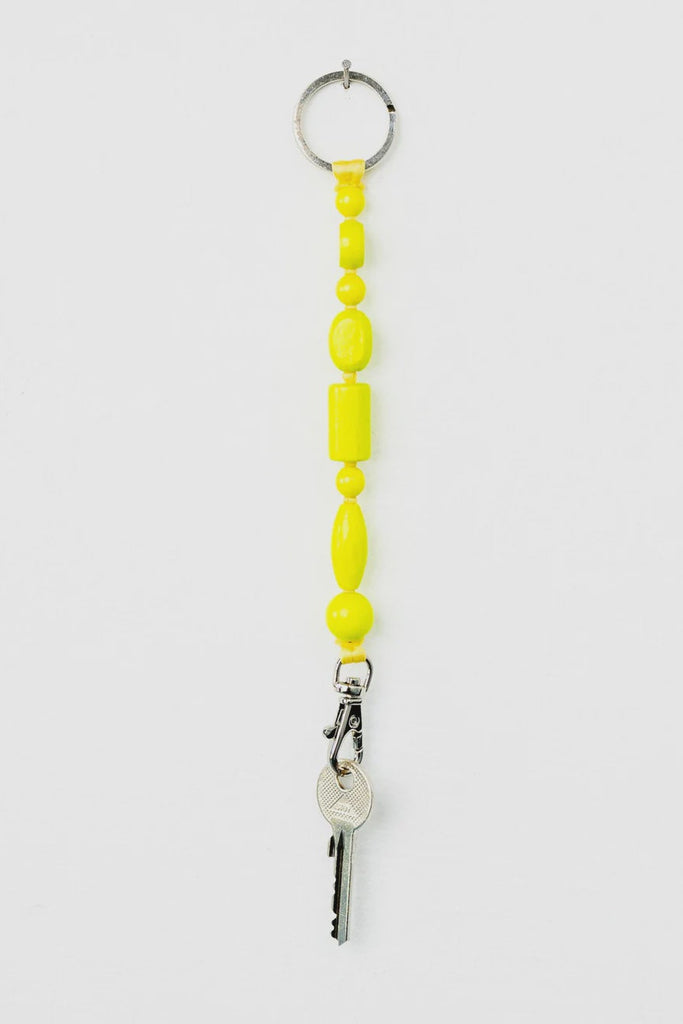 Perlen Mix Short Keyholder - Neon Yellow