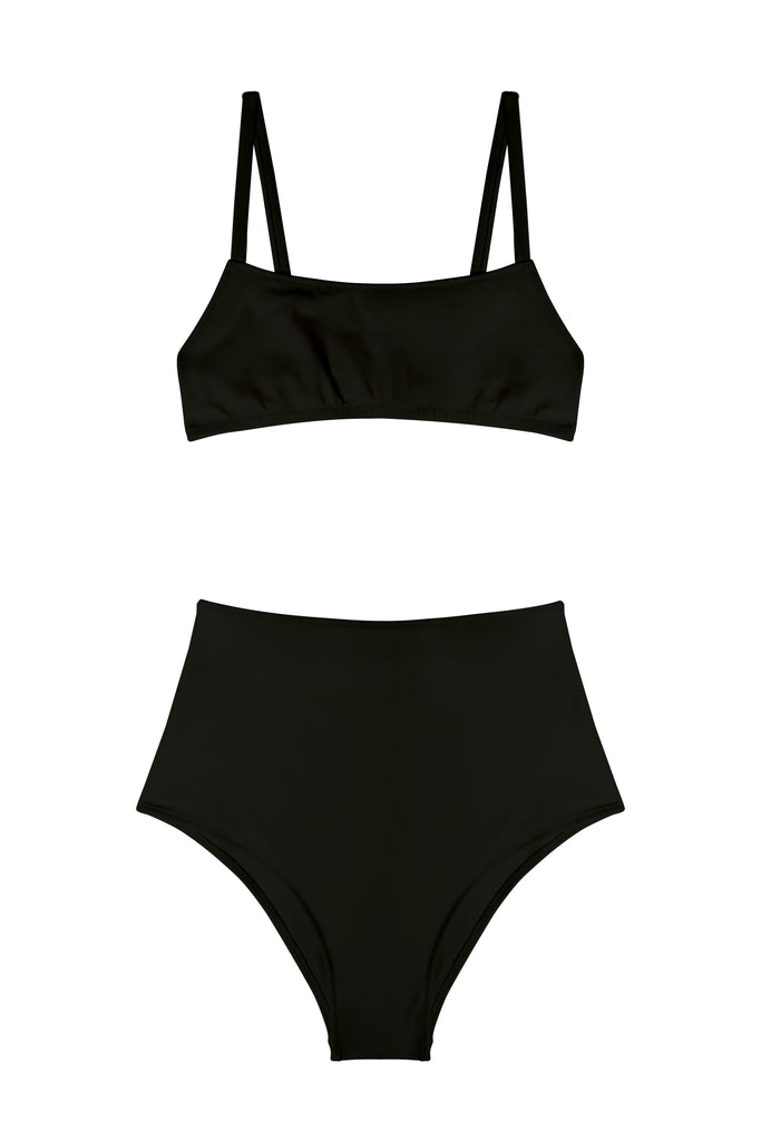 Undici High Waist Bikini - Black