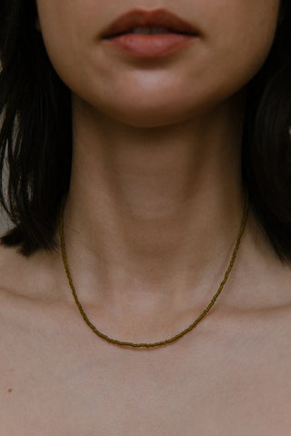 Paisley Necklace - Khaki