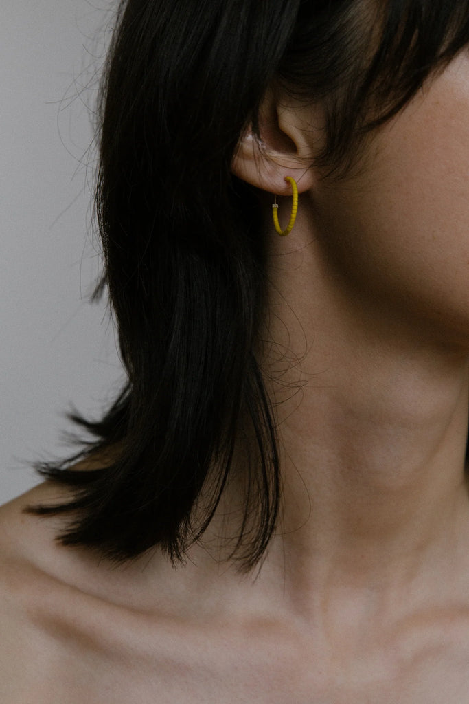 Paisley Hoops - Yellow