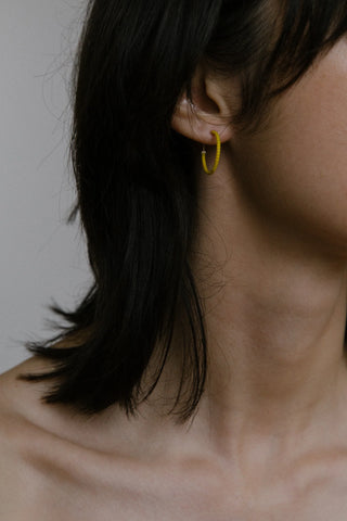 Paisley Hoops - Yellow