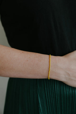 Paisley Bracelet - Yellow