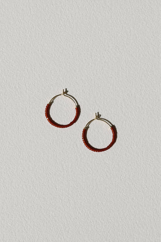 Paisley Hoops - Red
