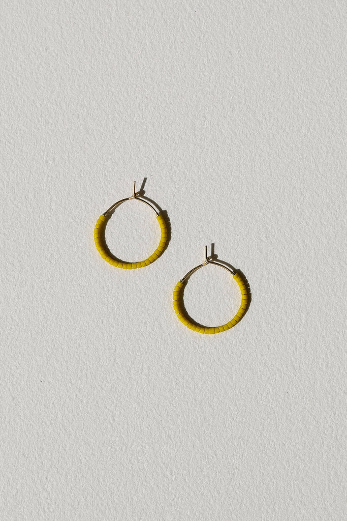 Paisley Hoops - Yellow