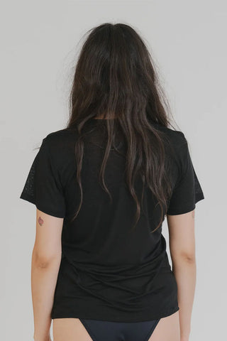 Bamboo Jersey T-Shirt - Black