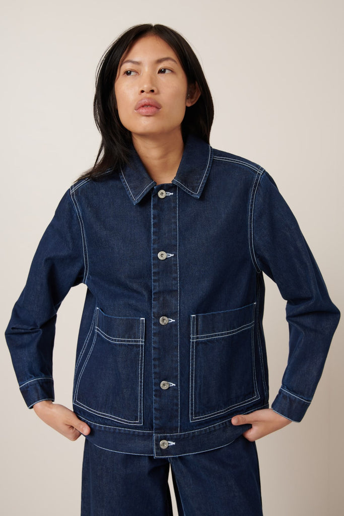 Worker Jacket - Indigo Denim