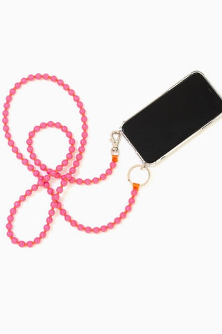 Handykette Phone Necklace - Rose/Orange