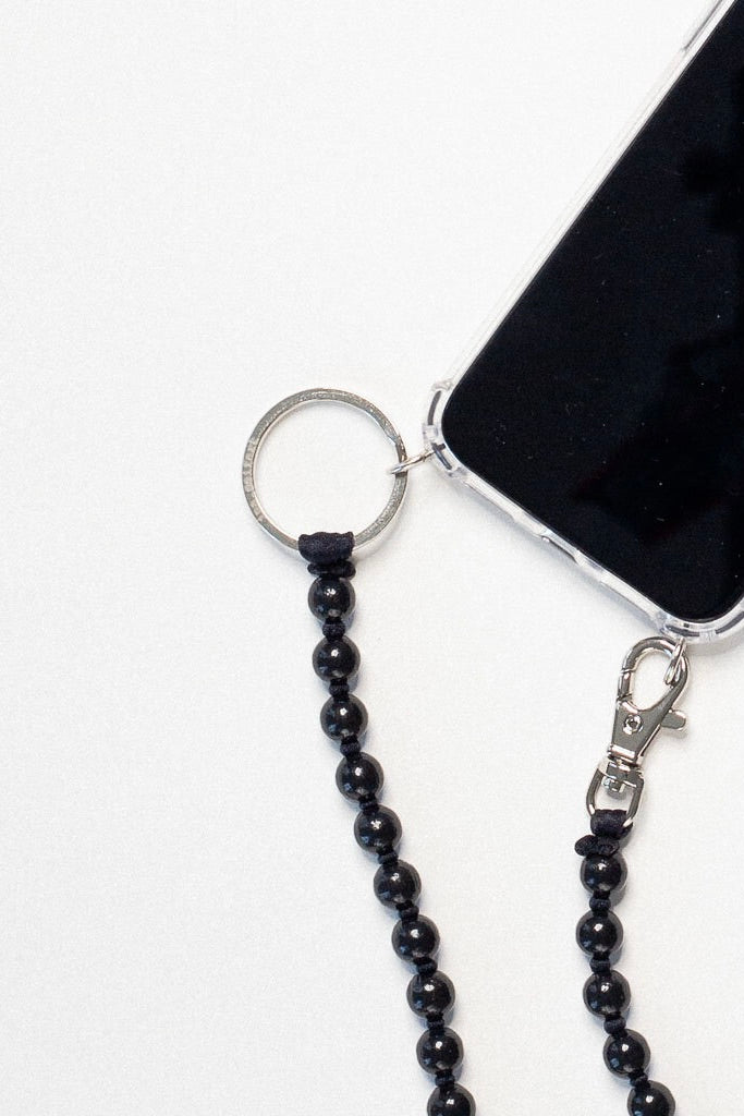 Handykette Phone Necklace - Black/Black