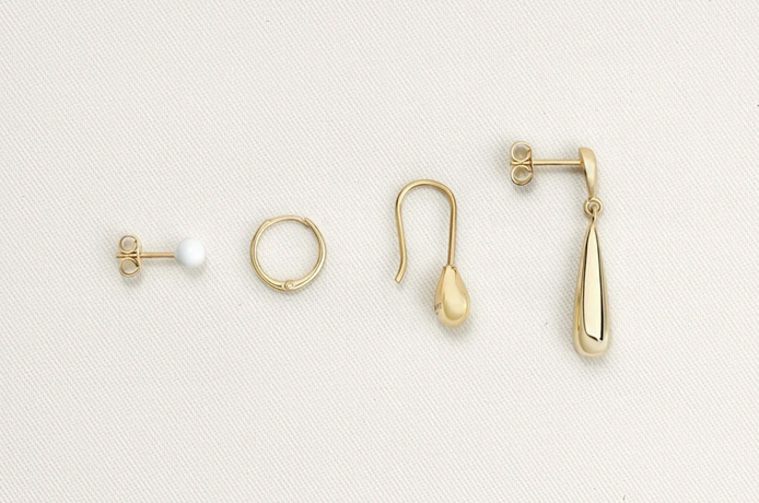 Piercings Set - Gold