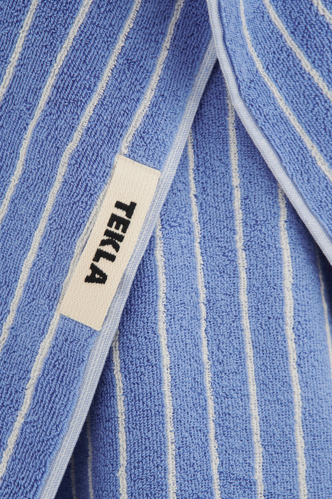 Bath Towel - Clear Blue Stripes