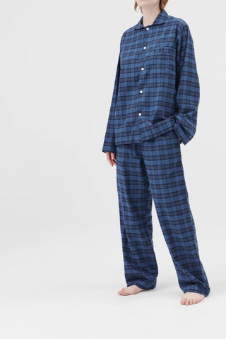 Flannel Pyjama Shirt - Blue Hour
