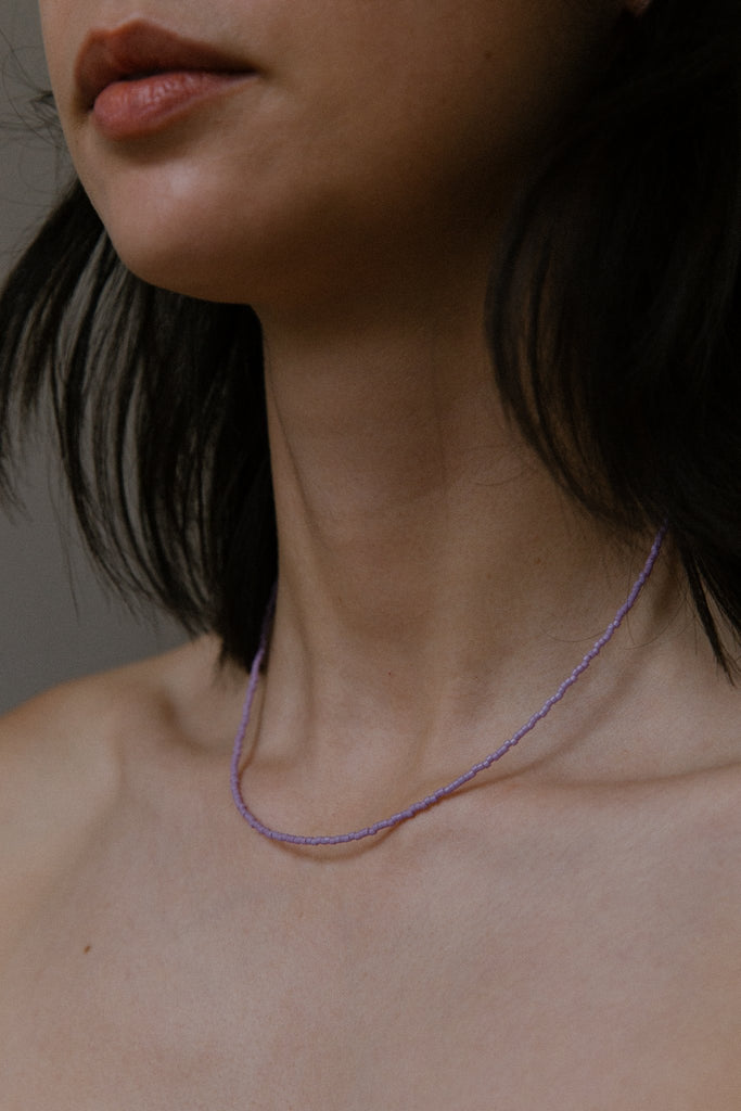 Paisley Necklace - Lavender